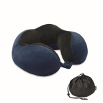 Reiskussen van schuim met ondersteunend ontwerp voor de nek kleur blauw