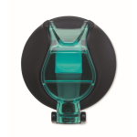 RPET-fles met tuit en waterconsumptie-indicator 1L kleur turkoois