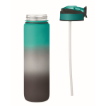 RPET-fles met tuit en waterconsumptie-indicator 1L negende weergave