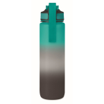 RPET-fles met tuit en waterconsumptie-indicator 1L