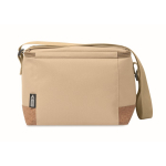 Koeltas van RPET met kurkdetail aan de onderkant 5L kleur khaki zesde weergave