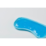 Slaapmasker met gelparelvulling in tasje met trekkoordsluiting kleur lichtblauw foto bekijken zevende weergave