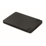Magnetische powerbank met ingebouwde kabels 2.5000 mAh kleur zwart tweede weergave