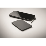 Magnetische powerbank met ingebouwde kabels 2.5000 mAh kleur zwart foto bekijken vierde weergave
