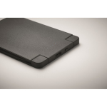 Magnetische powerbank met ingebouwde kabels 2.5000 mAh kleur zwart foto bekijken vijfde weergave