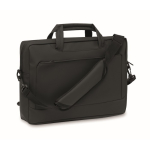 Laptop tas met handvatten en verstelbare schouderriem 15 inch kleur zwart