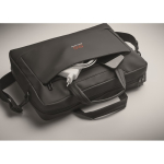 Laptop tas met handvatten en verstelbare schouderriem 15 inch kleur zwart hoofdweergave