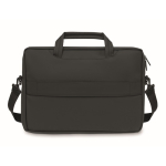 Laptop tas met handvatten en verstelbare schouderriem 15 inch kleur zwart tiende weergave
