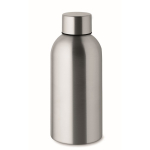 Monochrome lekvrije gerecycleerde roestvrijstalen fles 500 ml kleur mat zilver