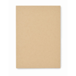 Notitieblokset met plaknotities en schrijvenset kleur beige tweede weergave