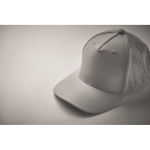 Polyester pet met ventilatiegaatjes en waterafstotend kleur grijs foto bekijken tweede weergave