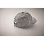 Polyester pet met ventilatiegaatjes en waterafstotend kleur grijs foto bekijken derde weergave