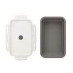Opvouwbare siliconen lunchbox in kleuren, capaciteit van 1200 ml kleur donkergrijs zesde weergave