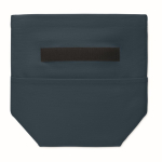 Persoonlijke koeltas met roll-top sluiting en draaggreep kleur blauw zevende weergave