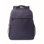 Laptoprugzak met voor- en zijvakken 15 inch kleur blauw zesde weergave