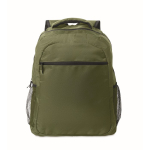 Laptoprugzak met voor- en zijvakken, voor congressen 15'' kleur miliair groen zesde weergave