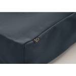 Boodschappentas met korte hengsels en zijvak 380 g/m² kleur blauw foto bekijken vierde weergave