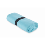 Sporthanddoek bedrukken van microvezel met sluitriem 200 g/m² kleur turkoois derde weergave