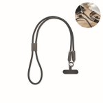 Lanyard voor jouw mobiel met inbegrepen oplaadkabel 60 W kleur zwart achtste weergave
