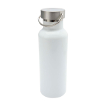 Fles van gerecycled roestvrij staal, ideaal voor water 500ml kleur wit