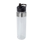 Tritan waterfles met opklapbare tuit 650ml kleur doorzichtig