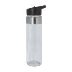 Tritan waterfles met opklapbare tuit 650ml kleur doorzichtig tweede weergave met zijkant