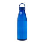 Waterfles van gerecycled plastic met draaghengsel 800ml kleur koningsblauw tweede weergave voorkant