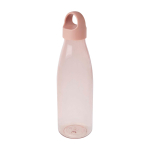 Waterfles van gerecycled plastic met draaghengsel 800ml kleur rose paztel tweede weergave