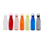 Waterfles van gerecycled plastic met draaghengsel 800ml kleur rose paztel tweede weergave meerdere kleuren