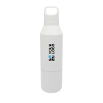 Thermofles van gerecycled roestvrij staal met afneembare beker 600ml met afdrukgebied