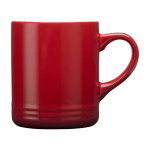 Keramische mok met kleurverloop effect 330ml kleur rood tweede weergave voorkant