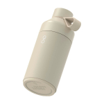 Dubbelwandige fles van gerecycled roestvrij staal 750ml Ocean Bottle kleur zand