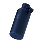 Dubbelwandige fles van gerecycled roestvrij staal 750ml Ocean Bottle kleur marineblauw