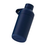 Dubbelwandige fles van gerecycled roestvrij staal 750ml Ocean Bottle kleur marineblauw derde weergave achterkant