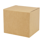 Keramische mok met matte afwerking en vierkante handgreep 370ml tweede weergave met doos