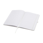Notitieboek van gerecycled papier met harde kaft A5 pagina’s kleur wit tweede weergave