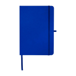 Notitieboek van gerecycled papier met harde kaft A5 pagina’s kleur koningsblauw tweede weergave voorkant