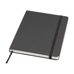 Notitieboek met harde kaft en steenpapier A5 gelinieerde pagina’s kleur zwart