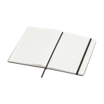 Notitieboek met harde kaft en steenpapier A5 gelinieerde pagina’s kleur zwart tweede weergave