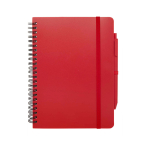 Notitieboek met harde kaft van gerecycled plastic A5 pagina’s tweede weergave voorkant