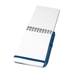 Notitieboek met oceaankaft van gerecycled plastic A6 pagina’s kleur marineblauw tweede weergave