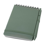 Notitieboek met oceaankaft van gerecycled plastic A6 pagina’s kleur pastel groen