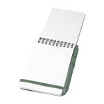 Notitieboek met oceaankaft van gerecycled plastic A6 pagina’s kleur pastel groen tweede weergave
