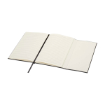 Notitieboek met harde kaft van gerecycled plastic A5 pagina’s kleur zwart derde weergave