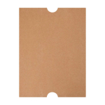 Notitieboek met harde kaft van gerecycled plastic A5 pagina’s kleur zwart tweede weergave met doos