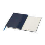 Notitieboek met harde kaft van gerecycled plastic A5 pagina’s kleur marineblauw tweede weergave