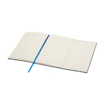 Notitieboek met harde kaft van gerecycled plastic A5 pagina’s kleur marineblauw derde weergave