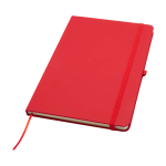 Notitieboek met afgeronde hoeken en zachte kaft A5 pagina’s kleur rood