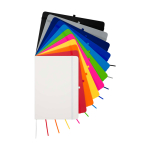 Notitieboek met afgeronde hoeken en zachte kaft A5 pagina’s kleur koningsblauw tweede weergave meerdere kleuren
