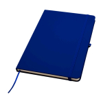 Notitieboek met afgeronde hoeken en zachte kaft A5 pagina’s kleur marineblauw